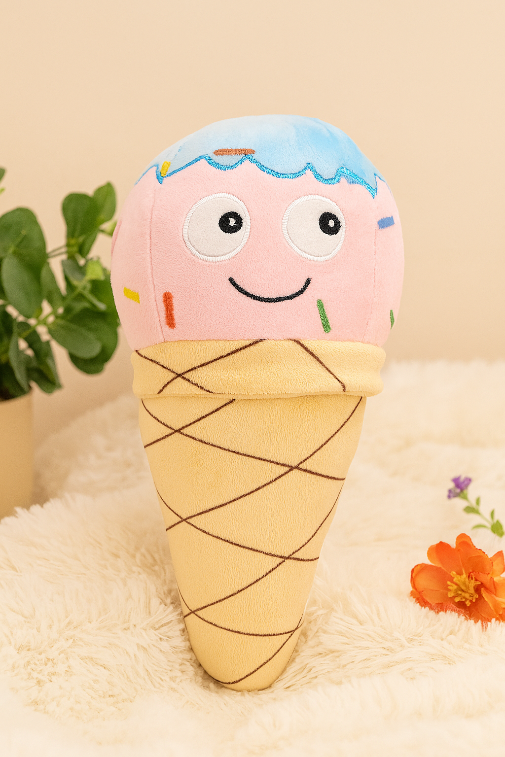 Whumies Ice Cream Cone Plush Toy