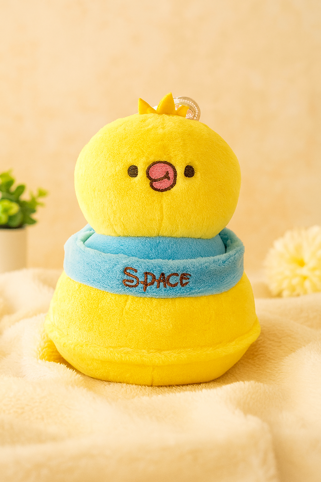 Whumies Yellow Space Chicken Soft Toy