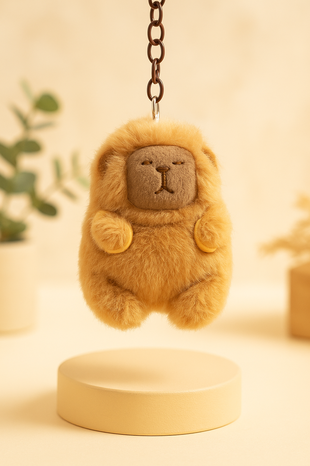 Plush Monkey Keychain- Soft & Cute Bag Charm