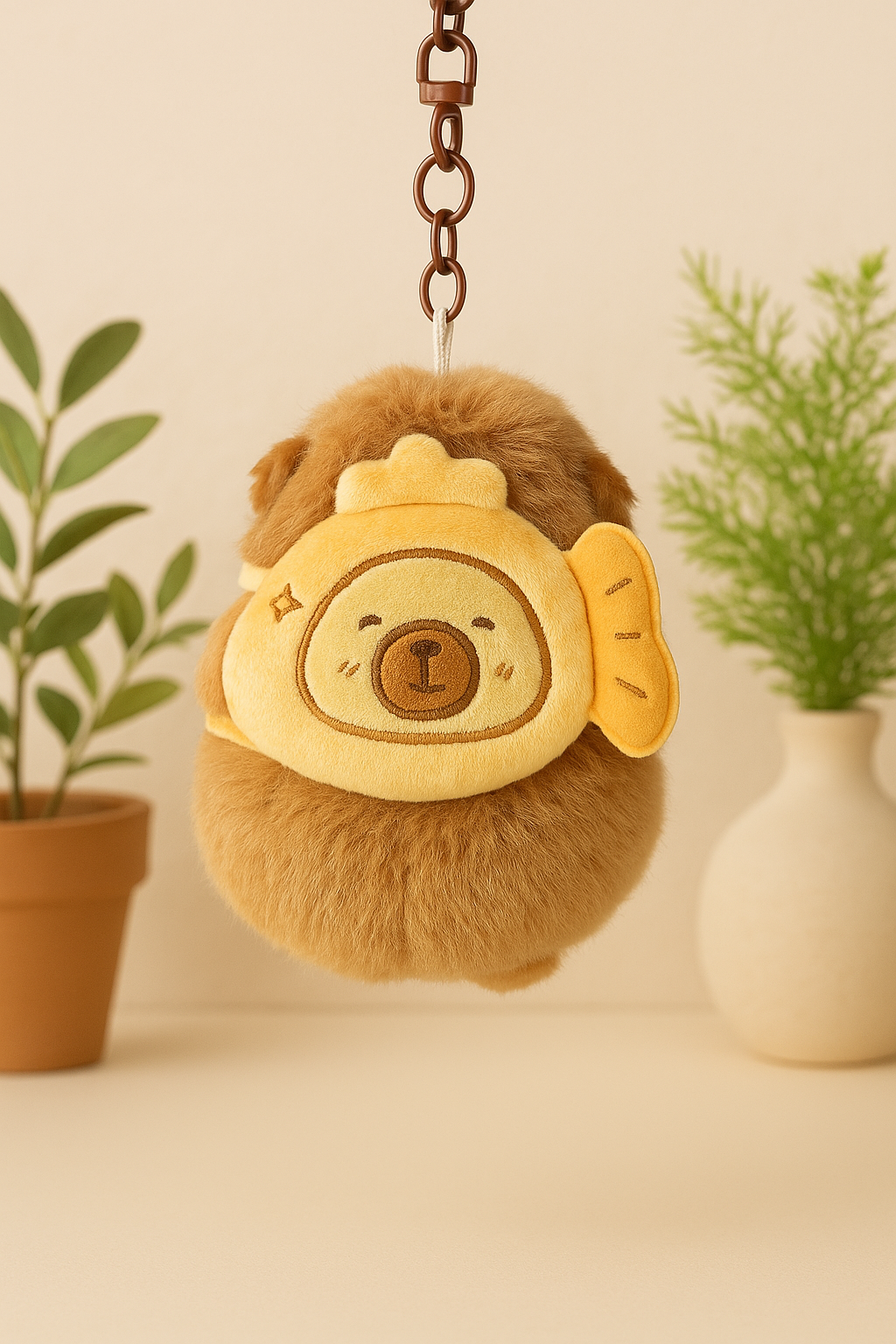 Plush Monkey Keychain- Soft & Cute Bag Charm