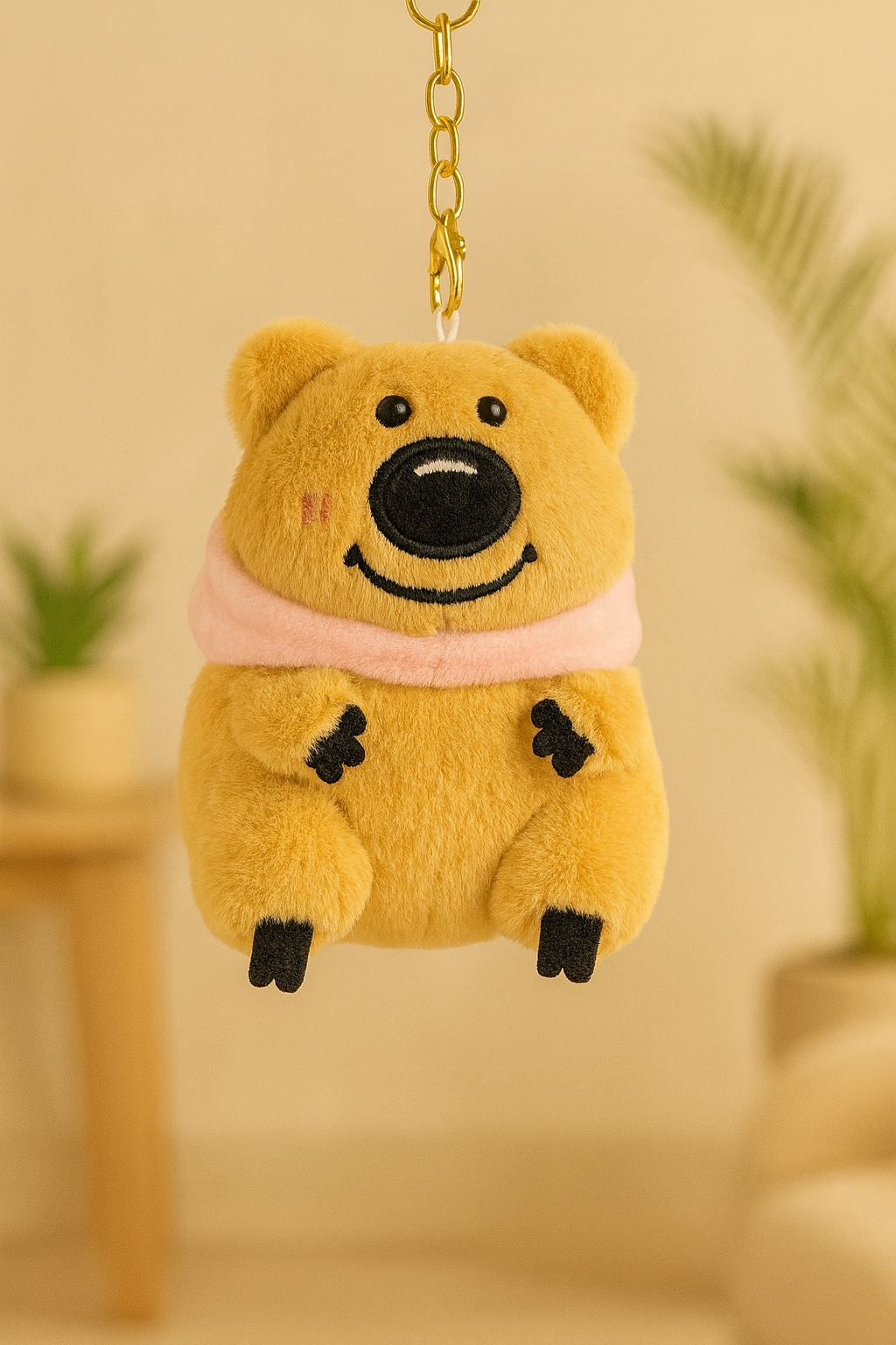 Kawaii Bear Plush Keychain