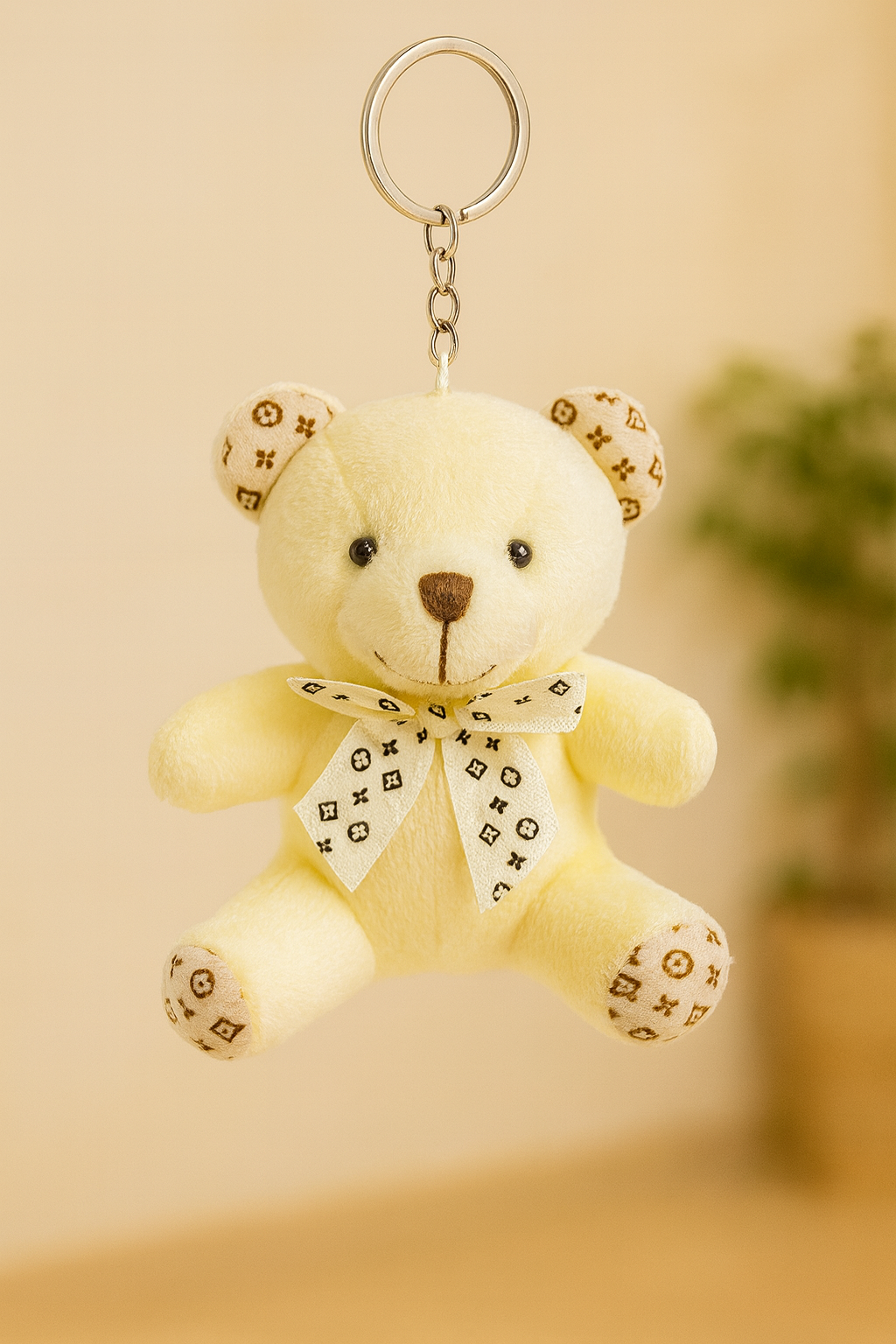 Plush Brown Teddy Keychain