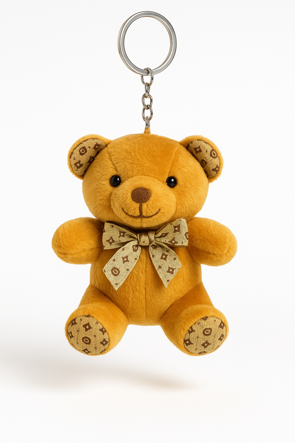 Plush Brown Teddy Keychain
