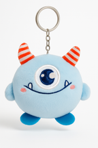 Kawaii Moon-Eye Monster Plush Keychain