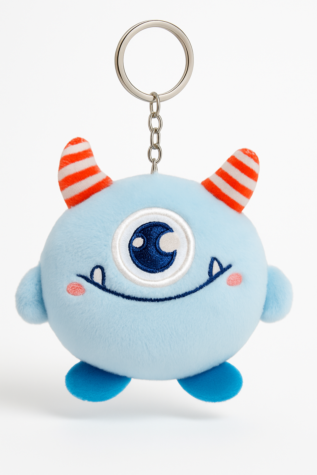 Kawaii Moon-Eye Monster Plush Keychain