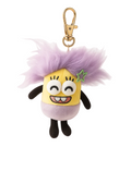 Plush keychain with a cartoon character on a white background
