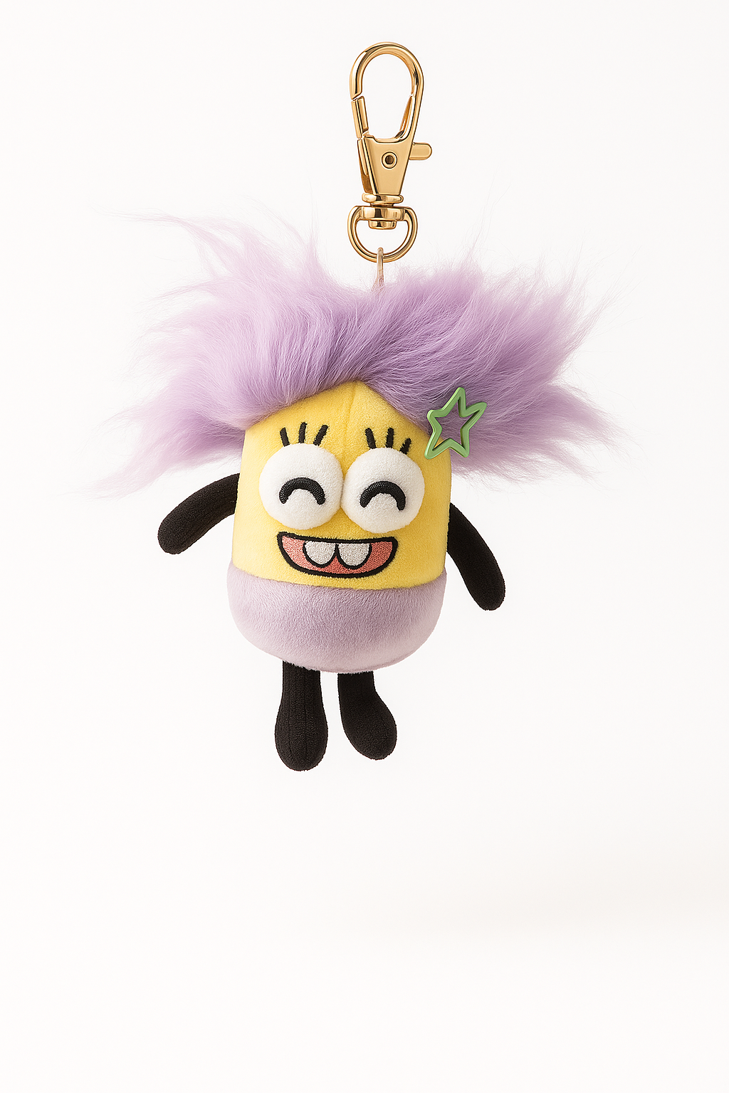 Weird Patty Plush Keychain with Mini Hair Kit
