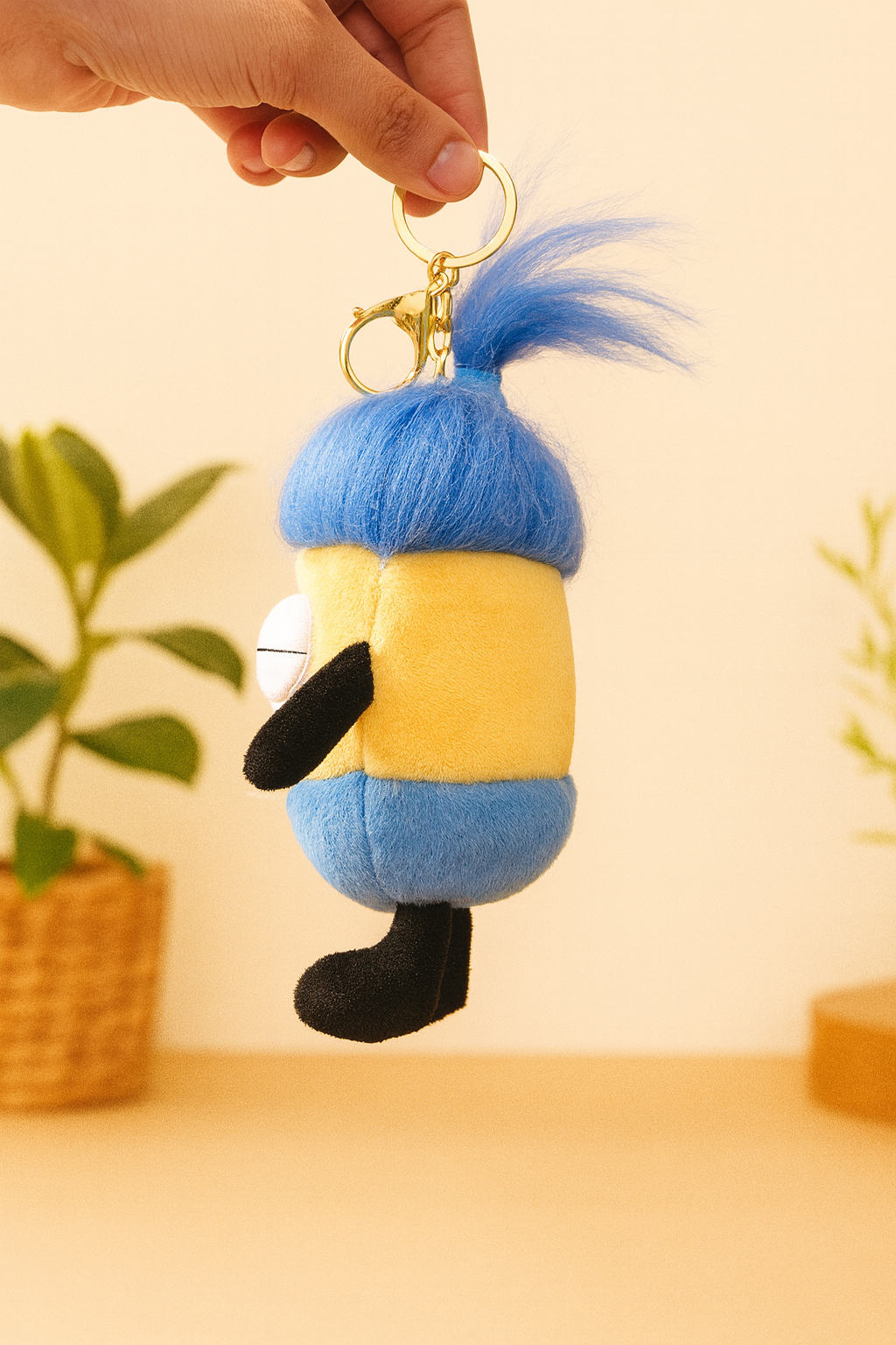 Weird Patty Plush Keychain with Mini Hair Kit