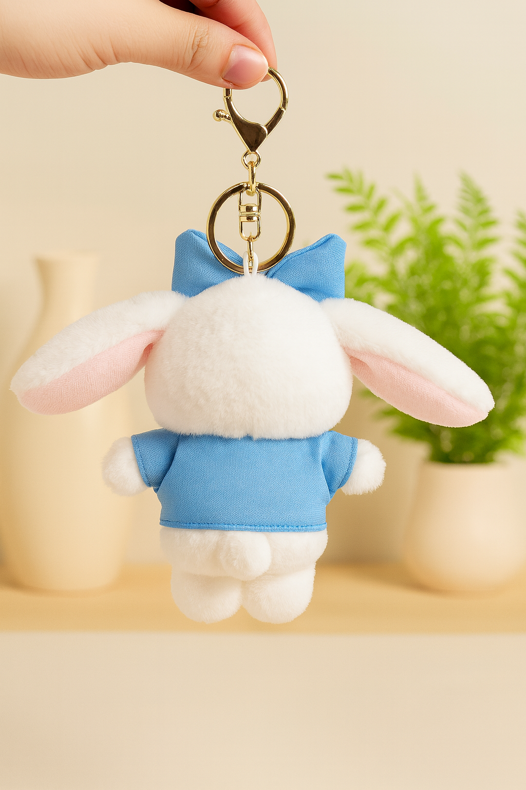Kawaii Bunny Plush Keychain