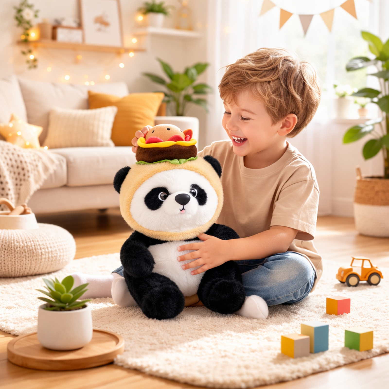 Buns – The Burger Panda Plush Soft Toy