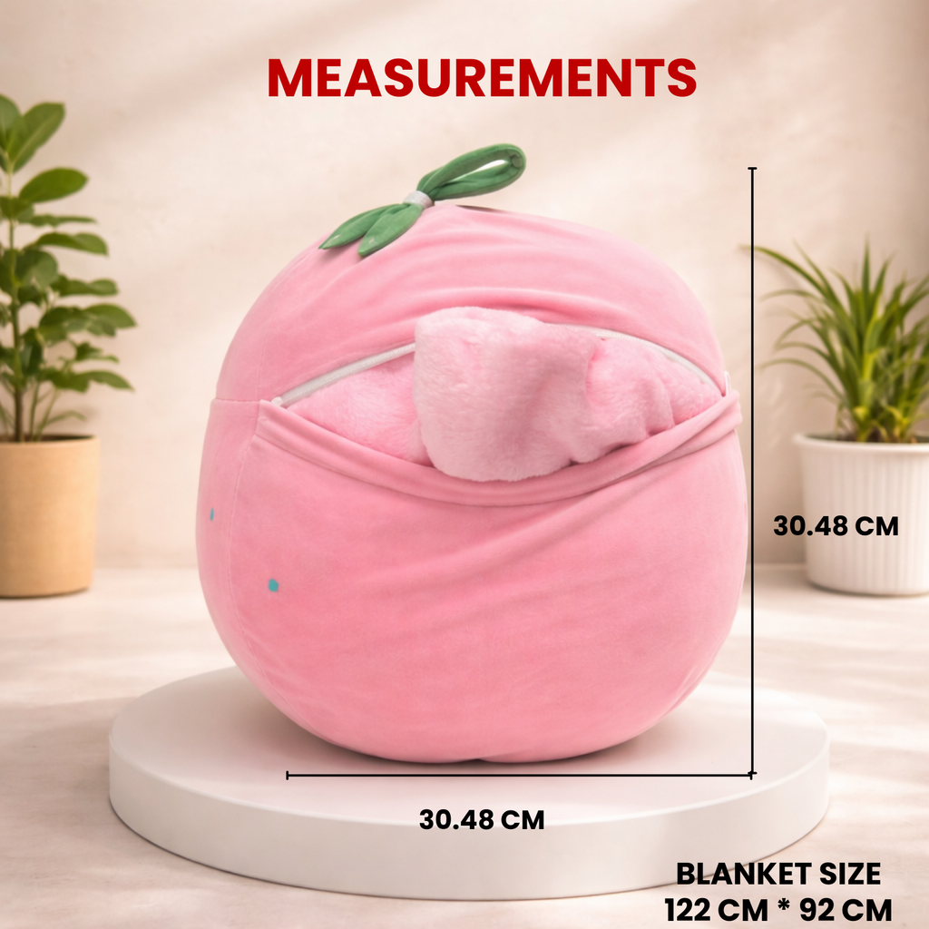 Berry – The Sweet Strawberry Plush Soft Toy + Blanket