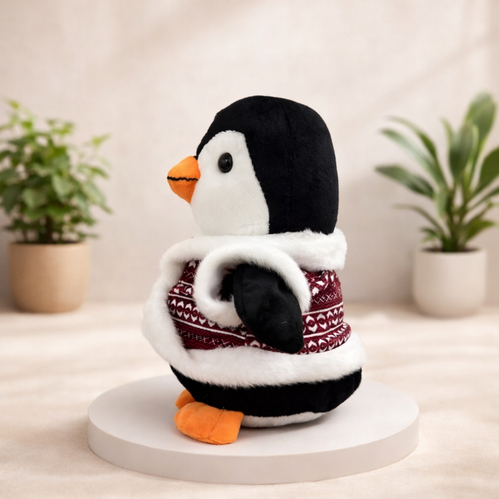 Hugsy – The Winter Penguin Plush Soft Toy