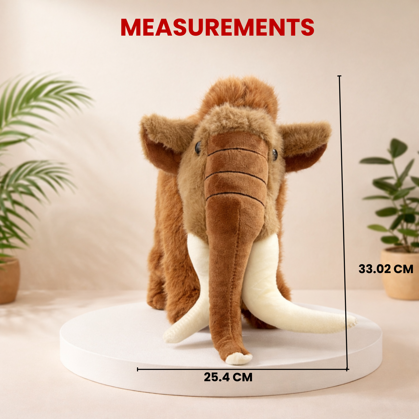Terra – The Classic Mammoth Plush Soft Toy