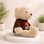 Hugo – The Crochet Love Sweater Bear Plush Soft Toy