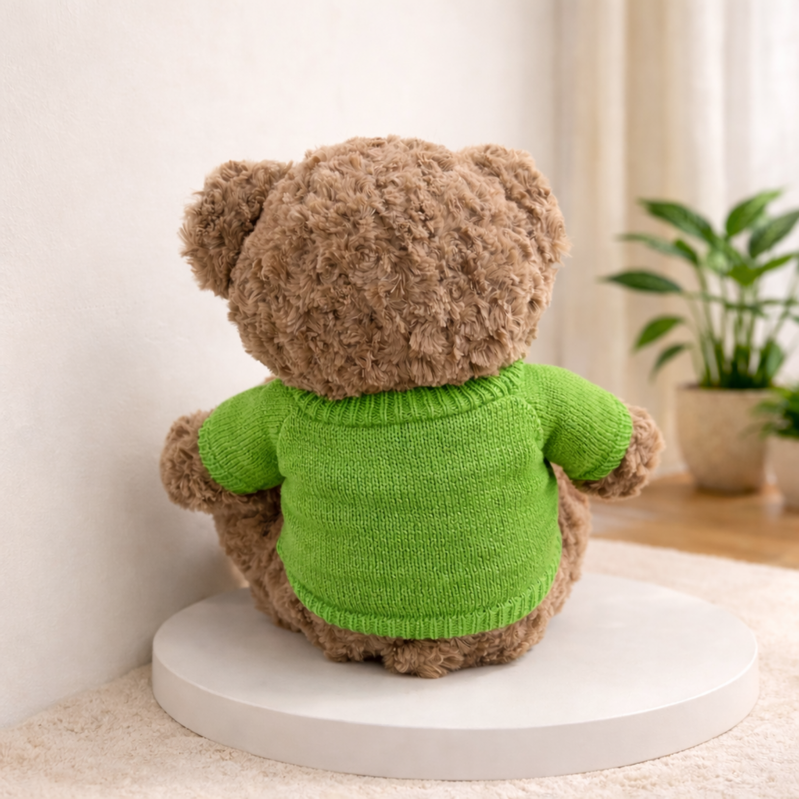 Hugo – The Crochet Love Sweater Bear Plush Soft Toy