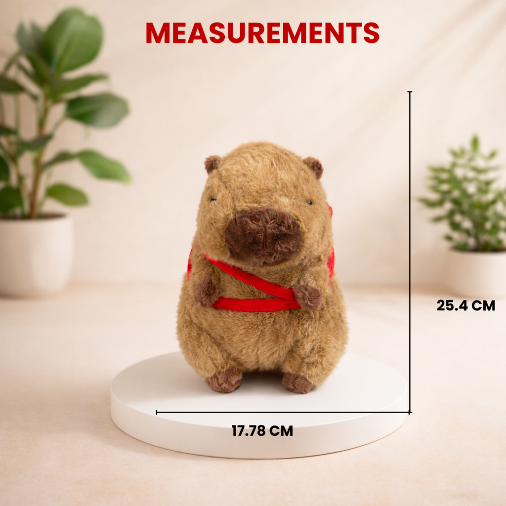 Cappy – The Backpack Capybara Plush Soft Toy