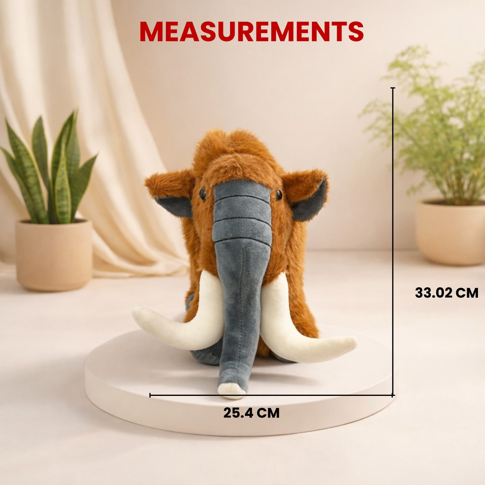 Terra – The Classic Mammoth Plush Soft Toy