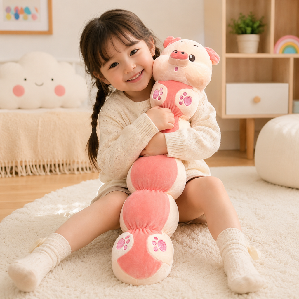Peppy – The Piggy Paws Hug Pillow