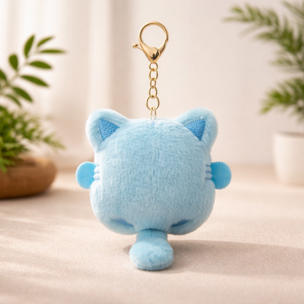 Blue Popsicle Plush Bag Charm