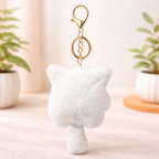White Popsicle Plush Bag Charm