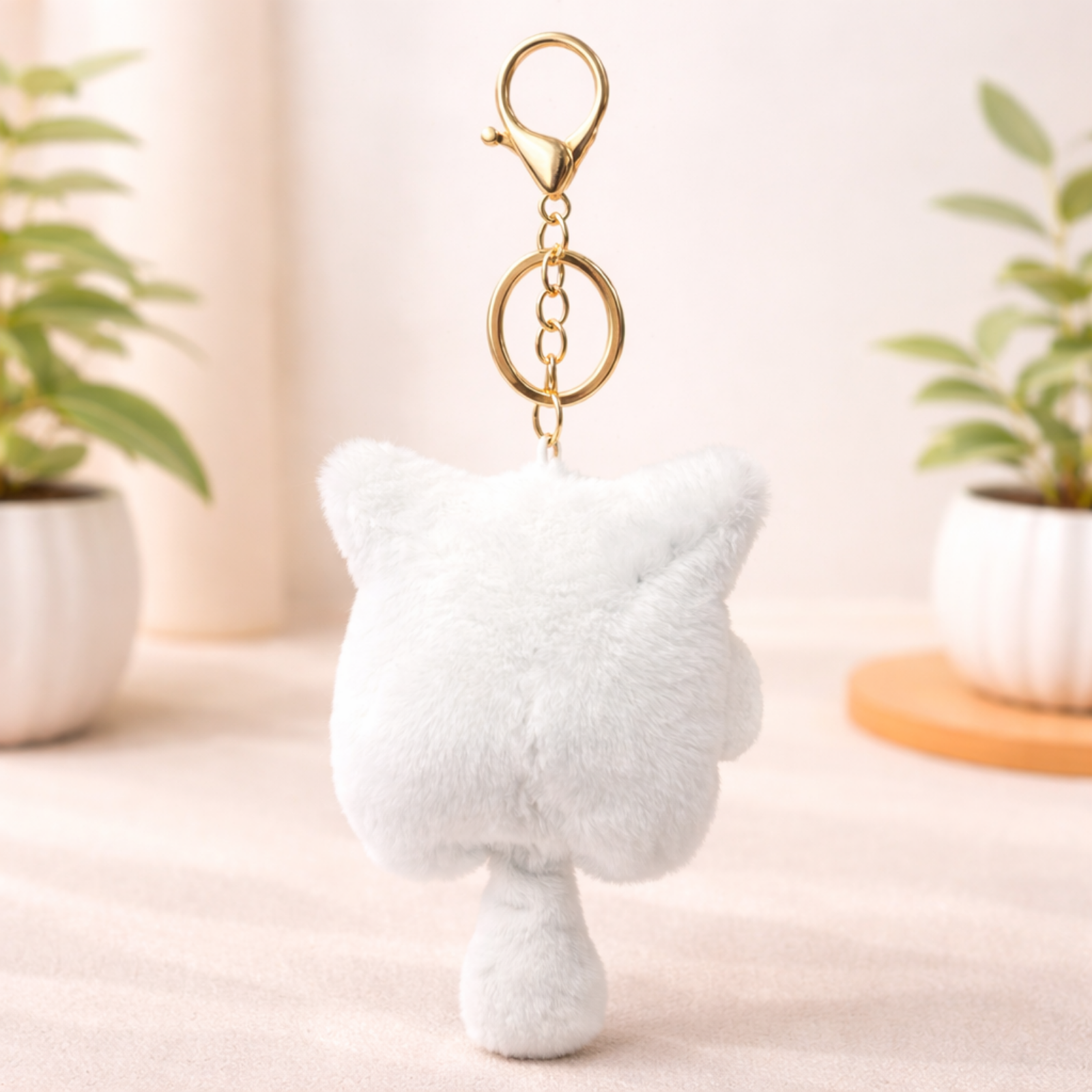 White Popsicle Plush Bag Charm