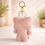 Pink Pig Plush Bag Charm with Red Beret & Outfit