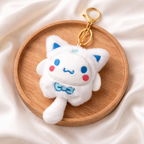 White Popsicle Plush Bag Charm