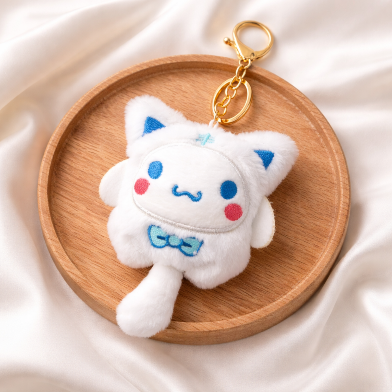 White Popsicle Plush Bag Charm