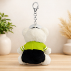 Traffic Police Teddy Plush Bag Charm with Crystal Paw