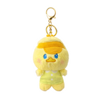 Yellow Duck Plush Bag Charm with Orange Headband