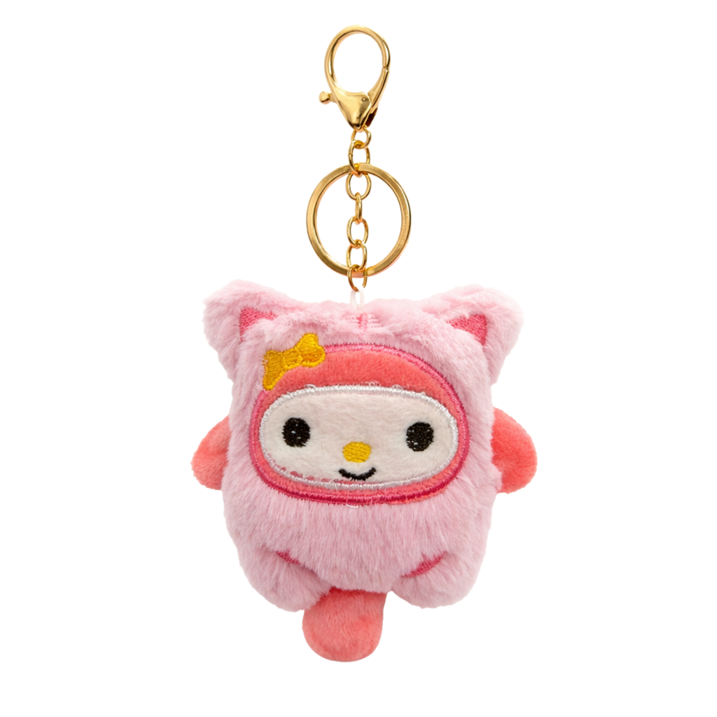 Pink Popsicle Plush Bag Charm