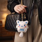 White Popsicle Plush Bag Charm