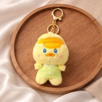 Yellow Duck Plush Bag Charm with Orange Headband