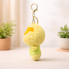 Yellow Duck Plush Bag Charm with Orange Headband