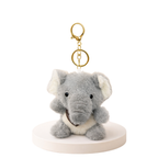 Soft Elephant Plush Keychain with Ears & Soft Belly