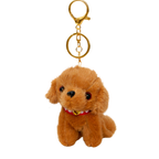Puppy Plush Keychain with collar