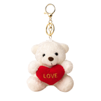 Teddy Bear Keychain with Love Heart