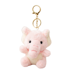 Soft Elephant Plush Keychain with Ears & Soft Belly