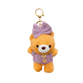 Plush Teddy Keychain with Bow & Sweater