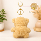 Teddy Bear Keychain with Love Heart