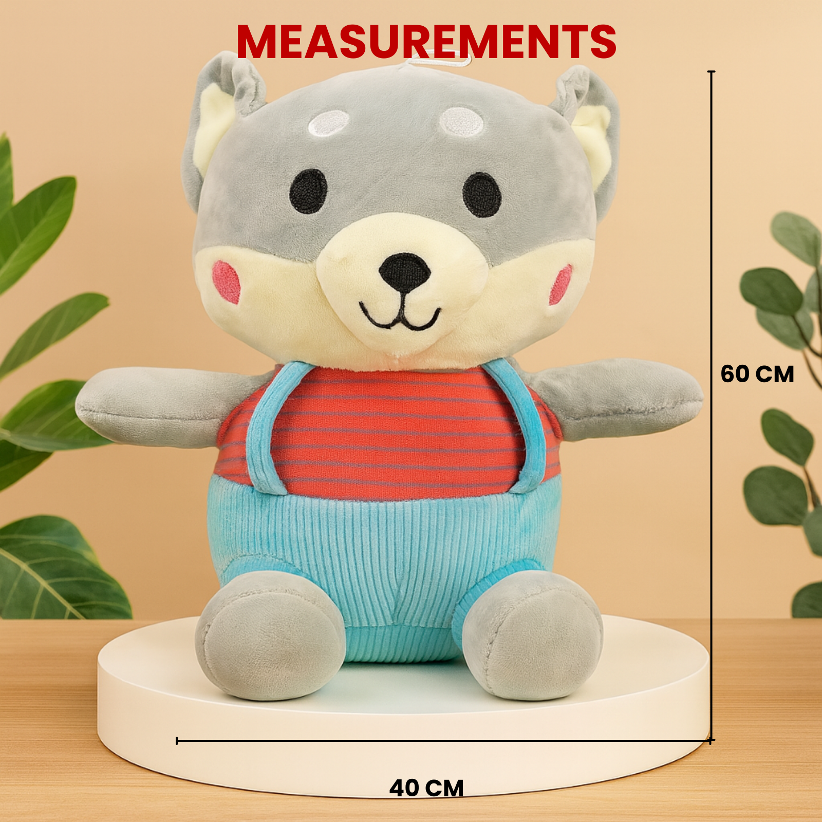 Ollie – The Overall Puppy Plush Soft Toy