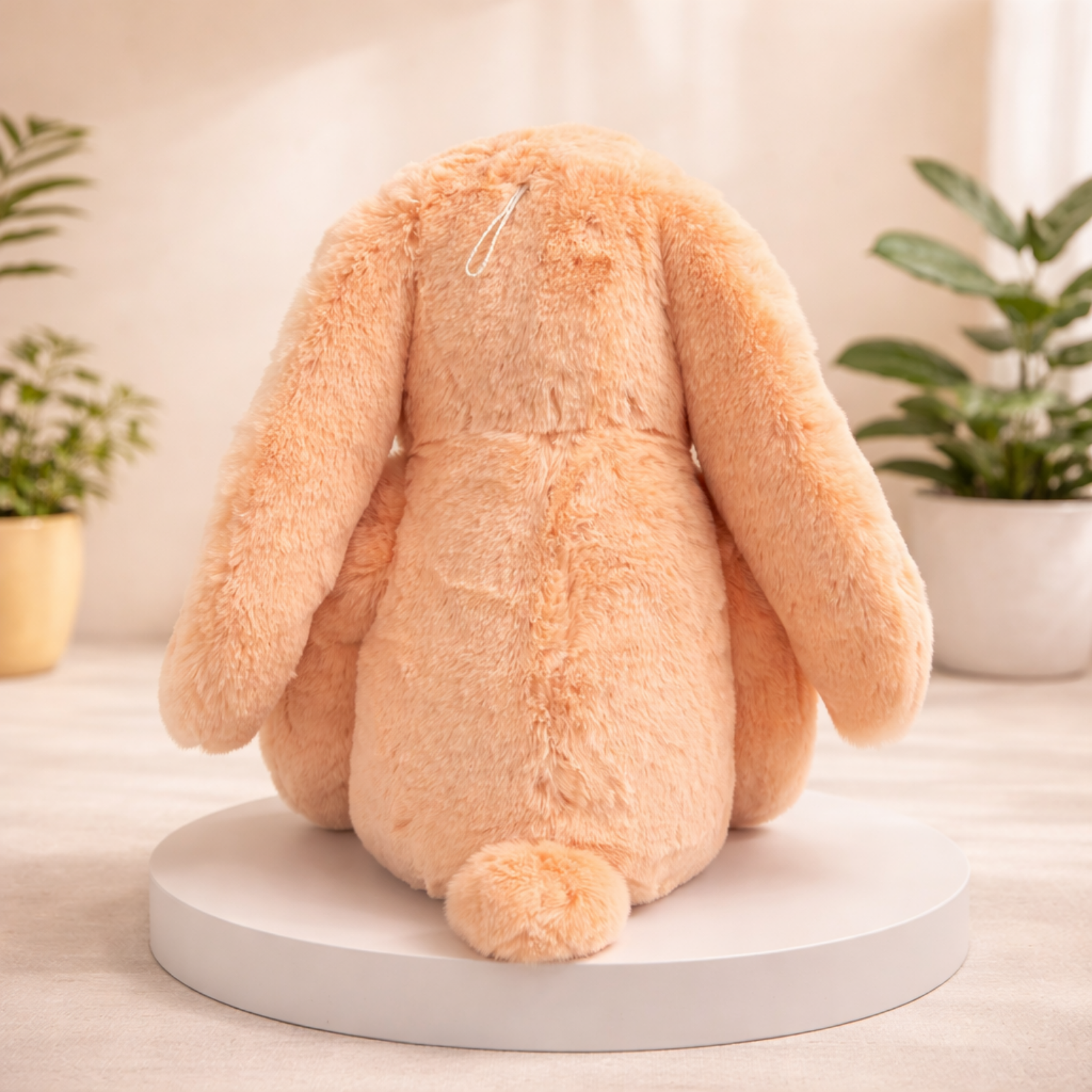 Snuggles – The Peach Bunny Plush Toy