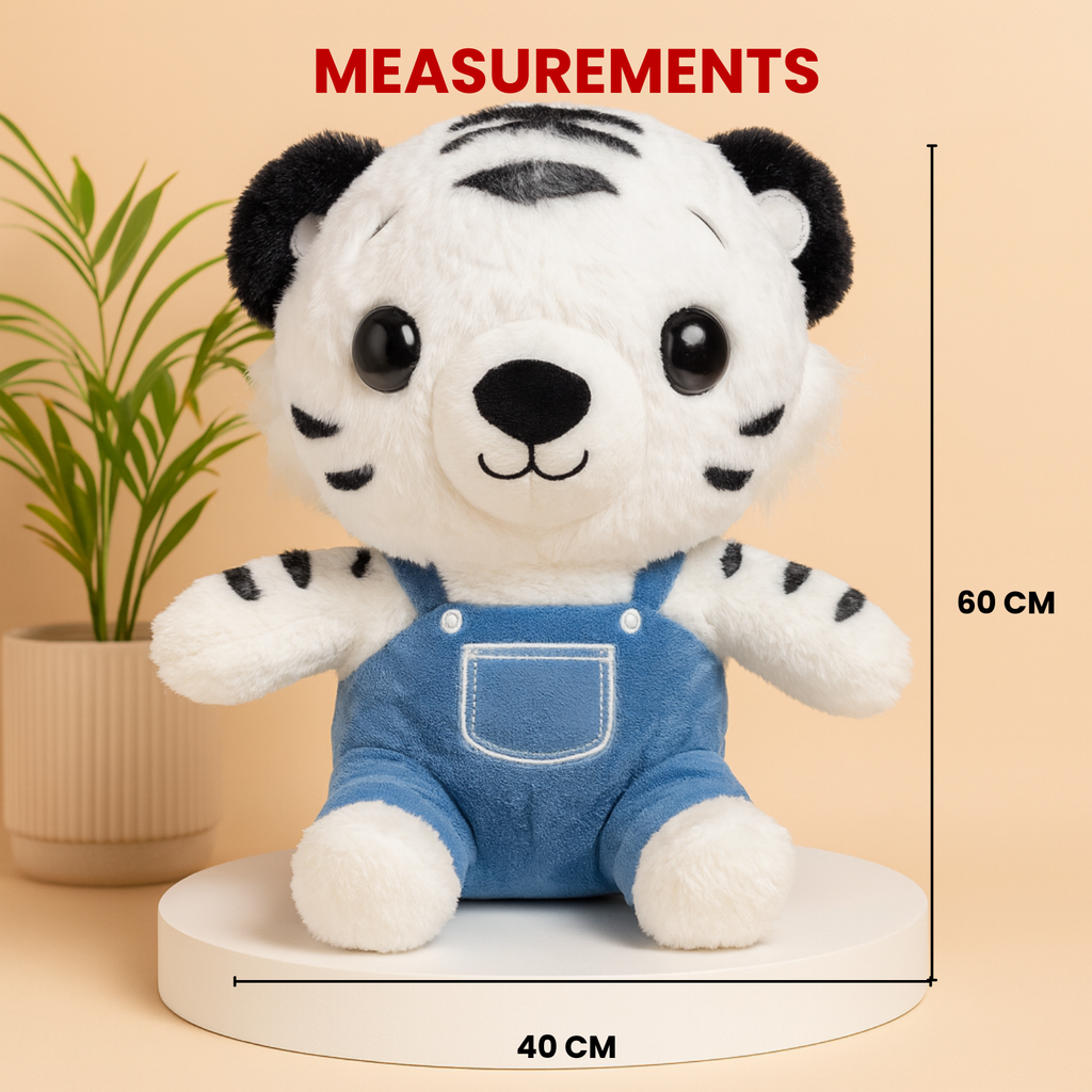 Tara – The Overall Tiger Plush Soft Toy