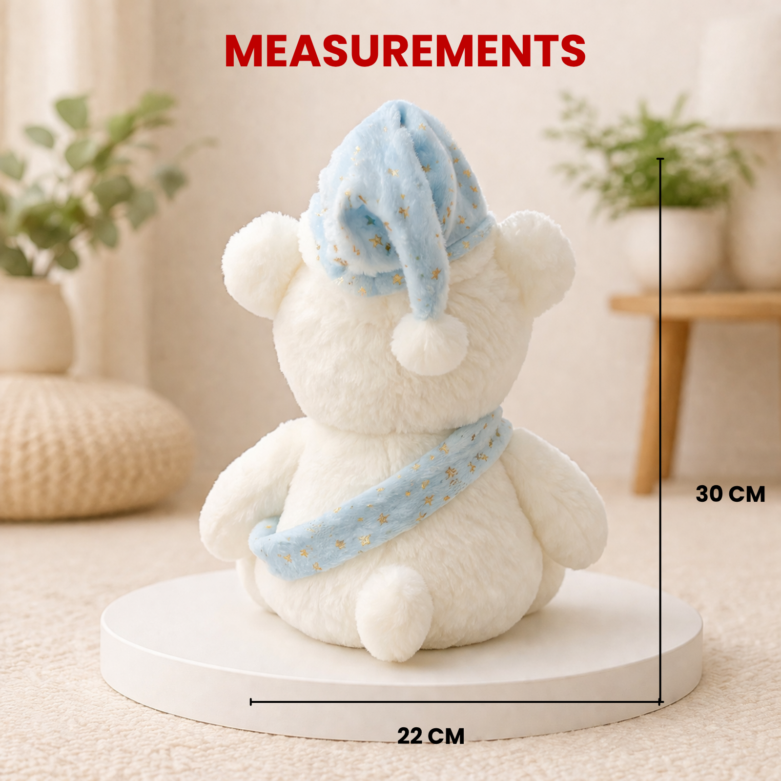 Snowy – The Sash Teddy Bear Plush Toy