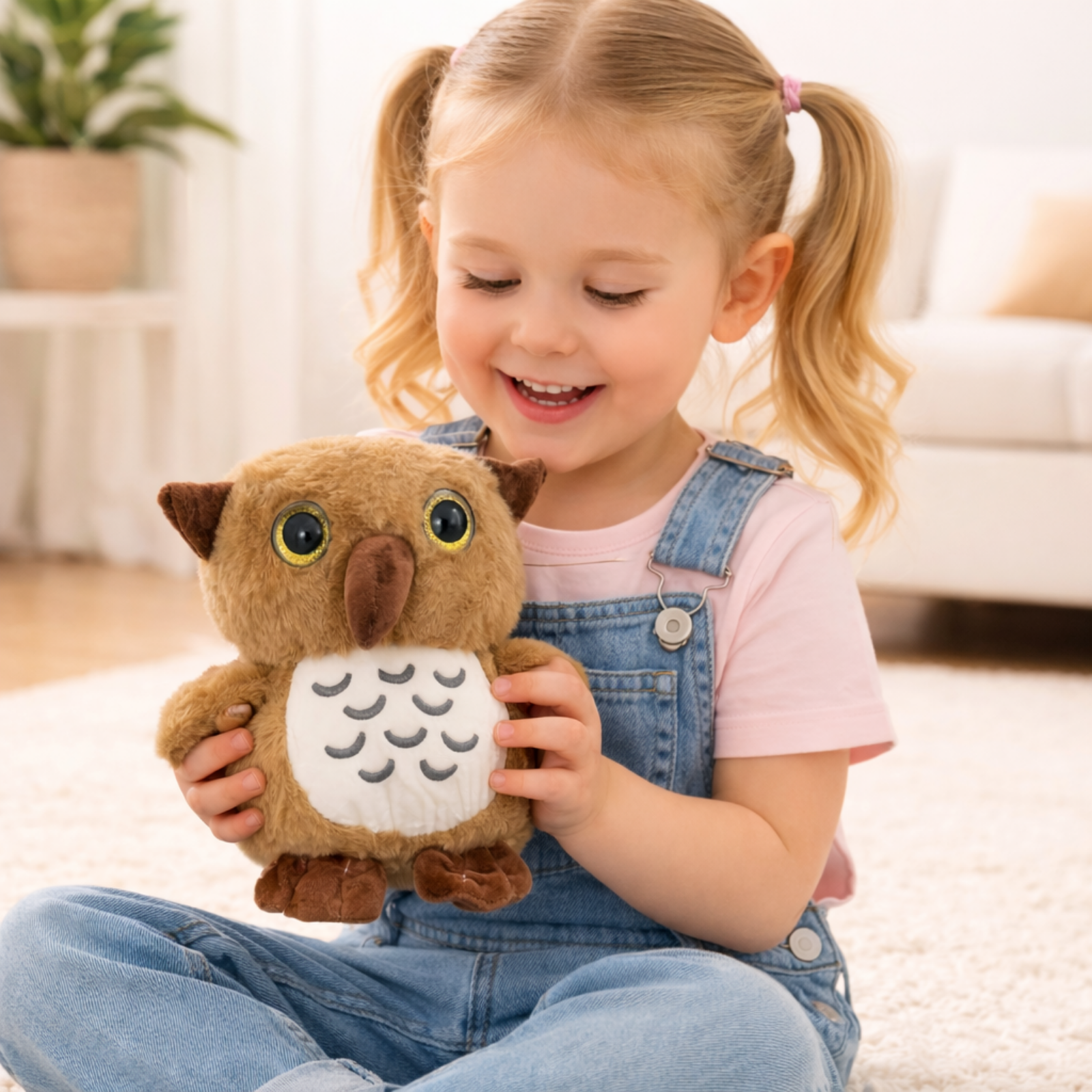 Orin – The Glitter Eye Owl Plush Toy