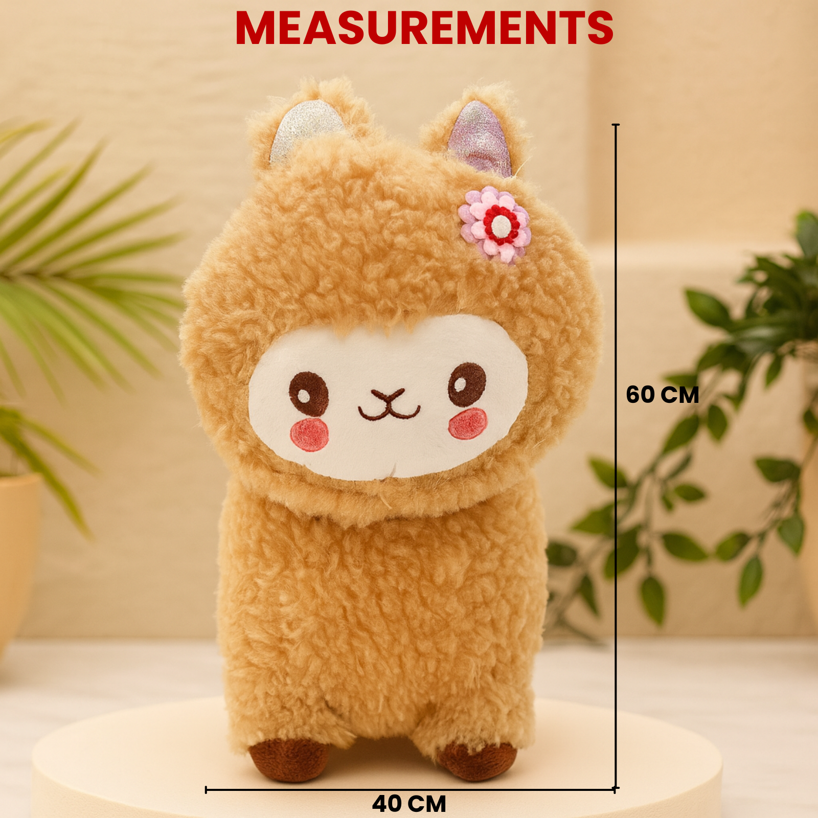 Alba – The Flower Alpaca Plush Soft Toy
