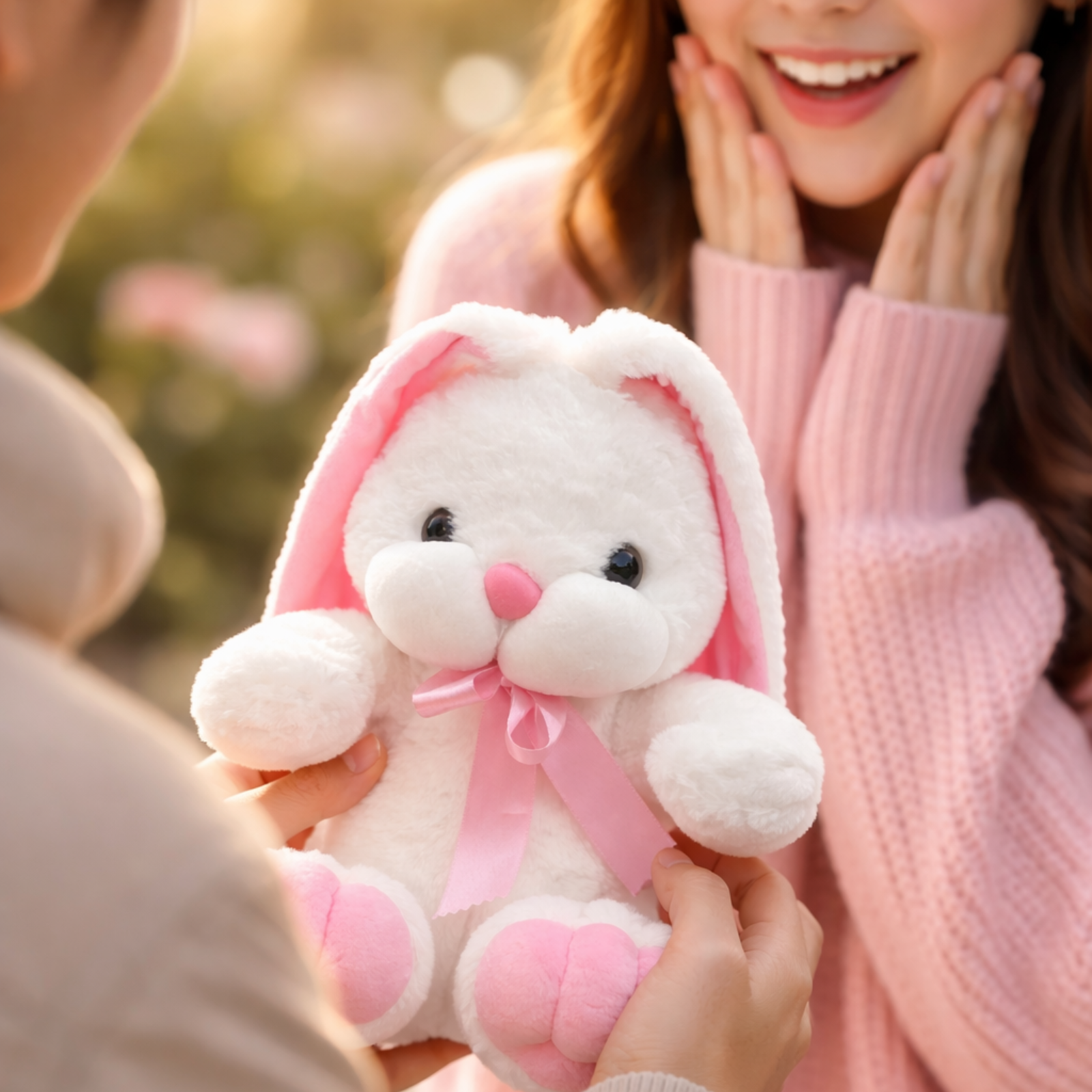 Snowbell – The Bow Bunny Plush Soft Toy