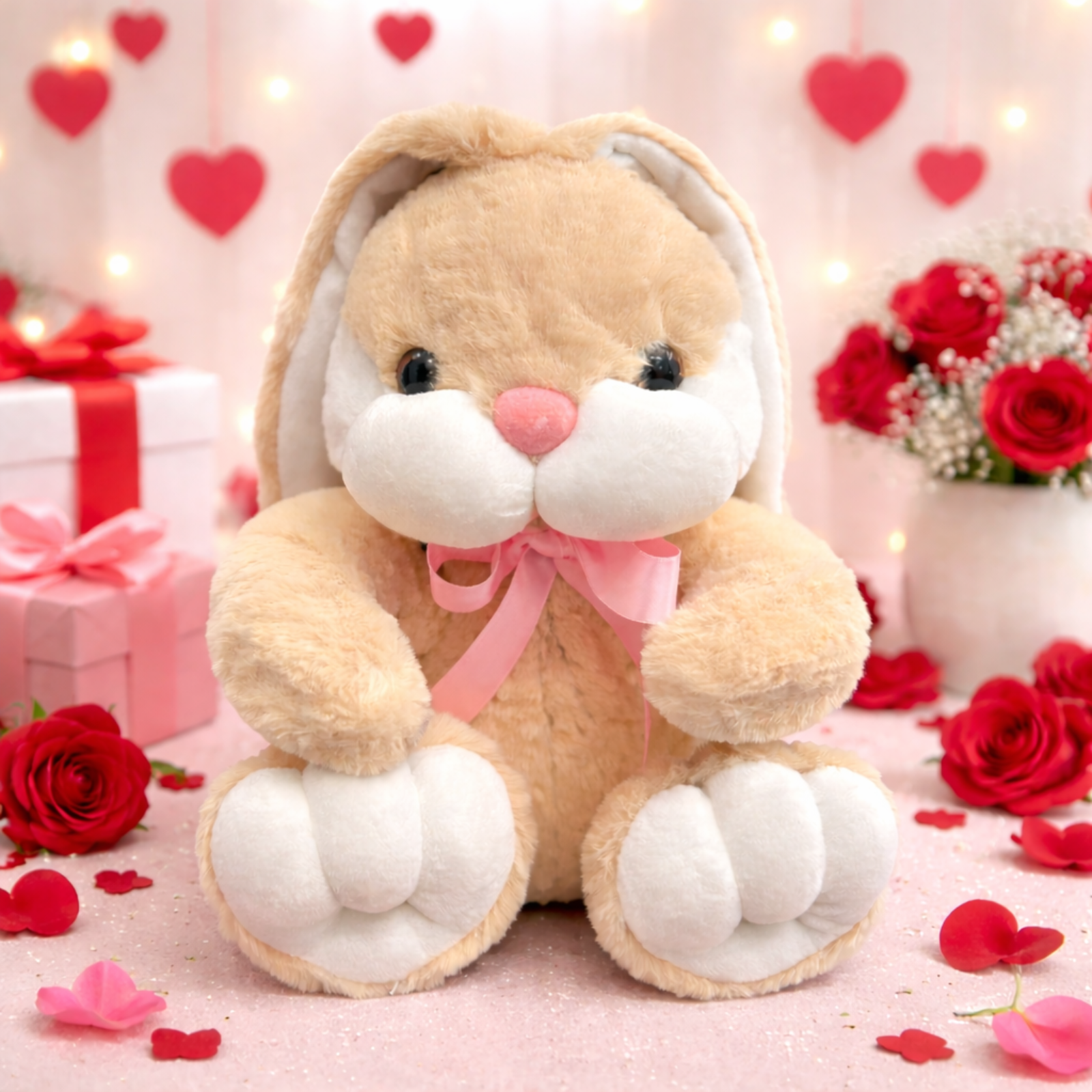 Snowbell – The Bow Bunny Plush Soft Toy