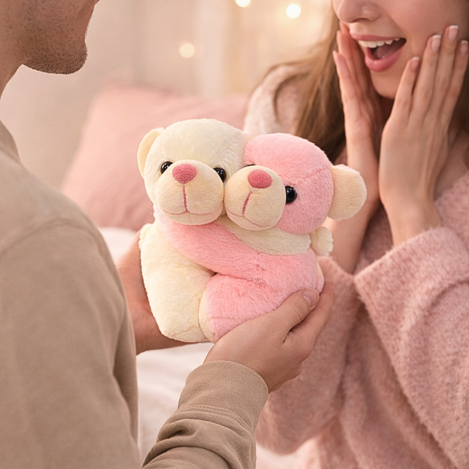 Lovie – The Hugging Teddy Bear Couple Soft Toy