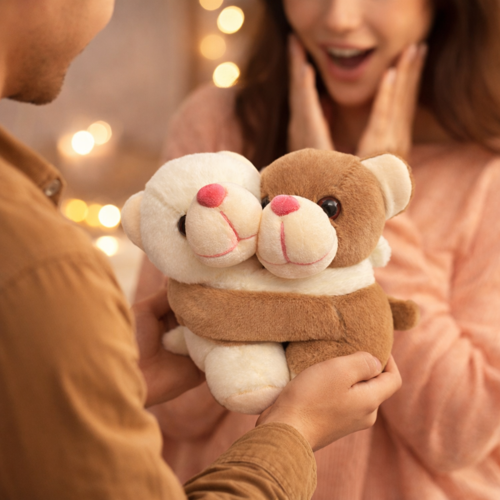 Lovie – The Hugging Teddy Bear Couple Soft Toy